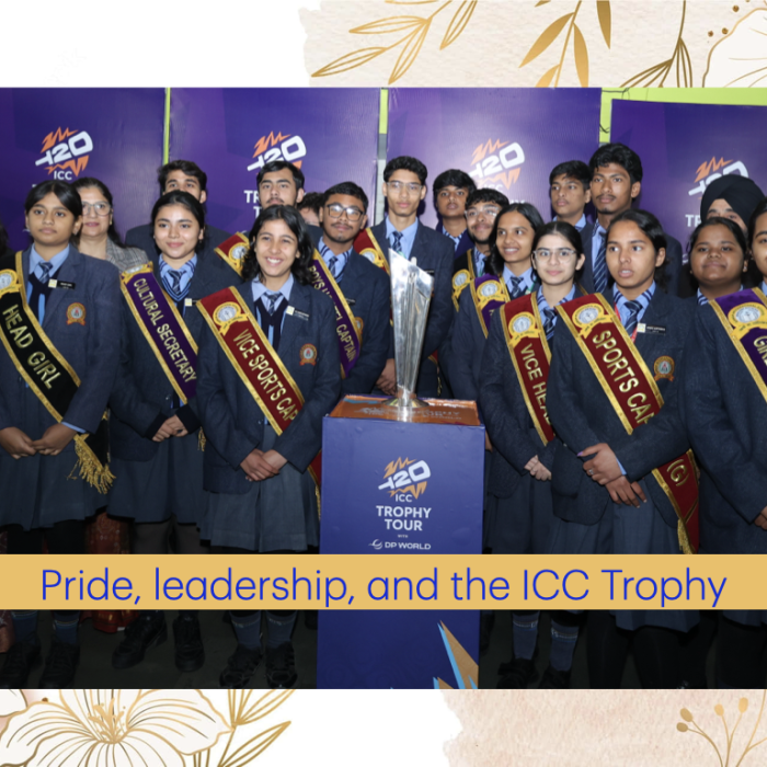 Ganga International School Hosts the Iconic ICC World Cup Trophy.006