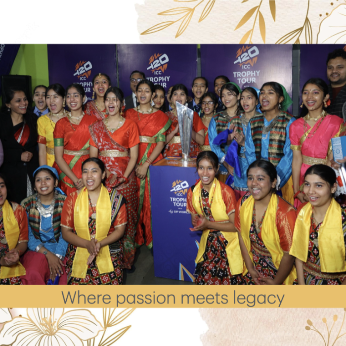 Ganga International School Hosts the Iconic ICC World Cup Trophy.008